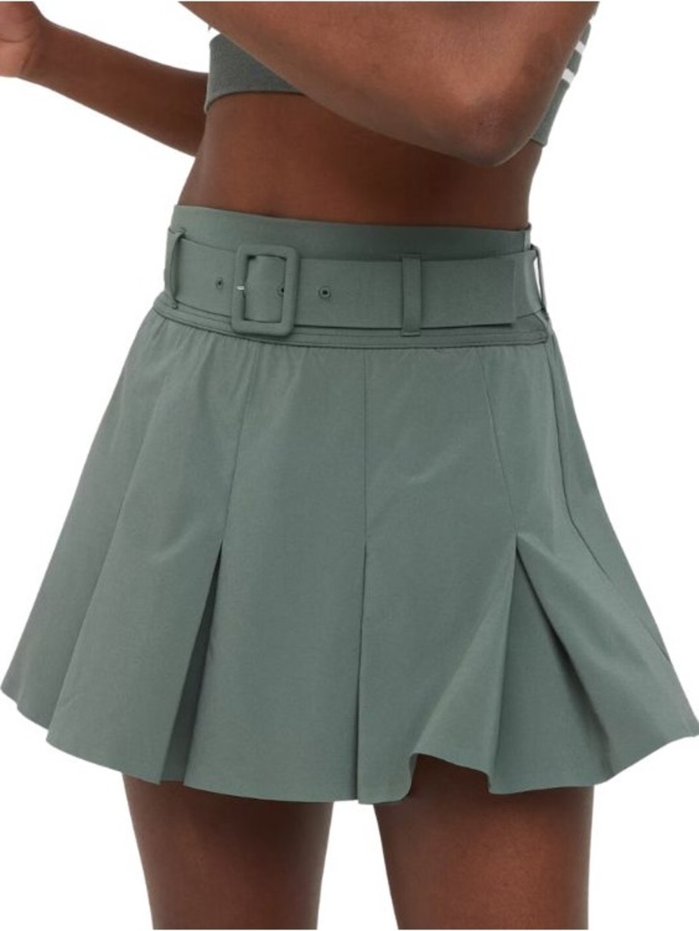 Aerie Women’s Real Me Belted Pleated Skort Size XS
